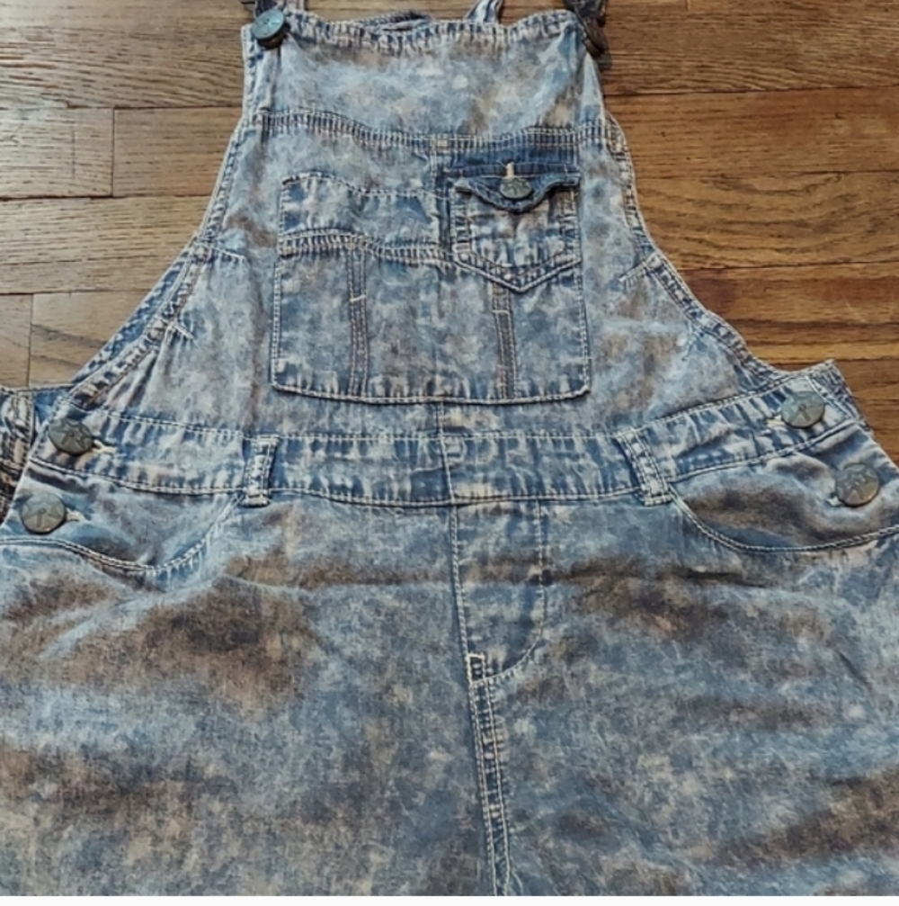 Vanilla Star Overalls Acid Wash Size 11 New Without Tags!!